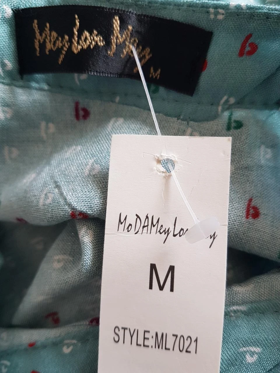 Vestido sem mangas turquesa – photo 4